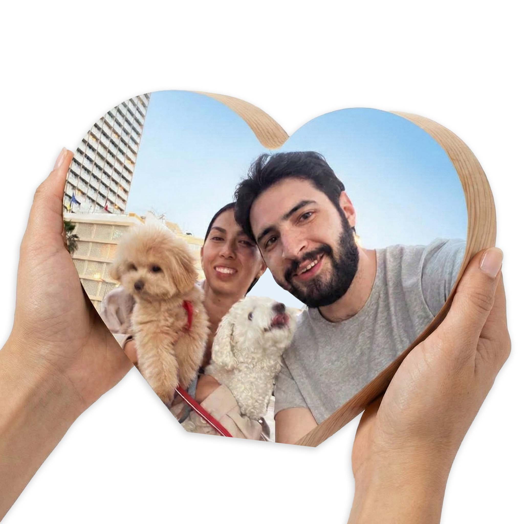 אינסטבלוק בלוק עץ עם תמונה