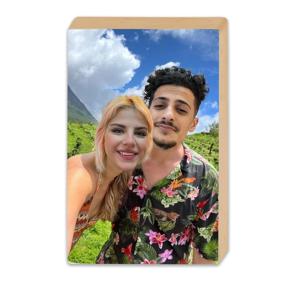 אינסטבלוק - בלוק עץ עם תמונה