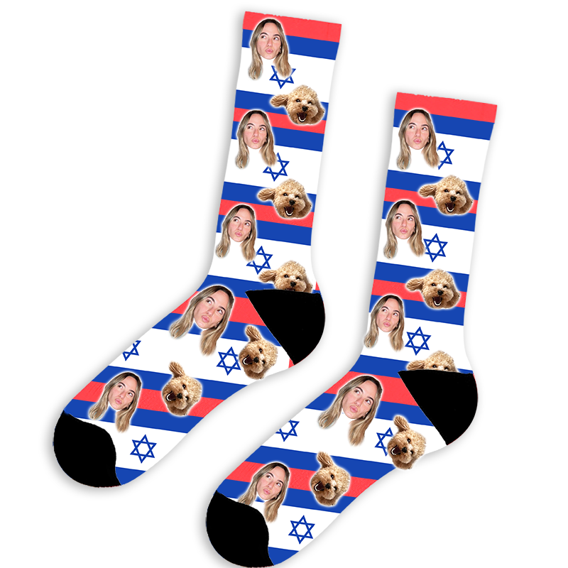 גרביים עם פרצוף - שוגיס פטריוט