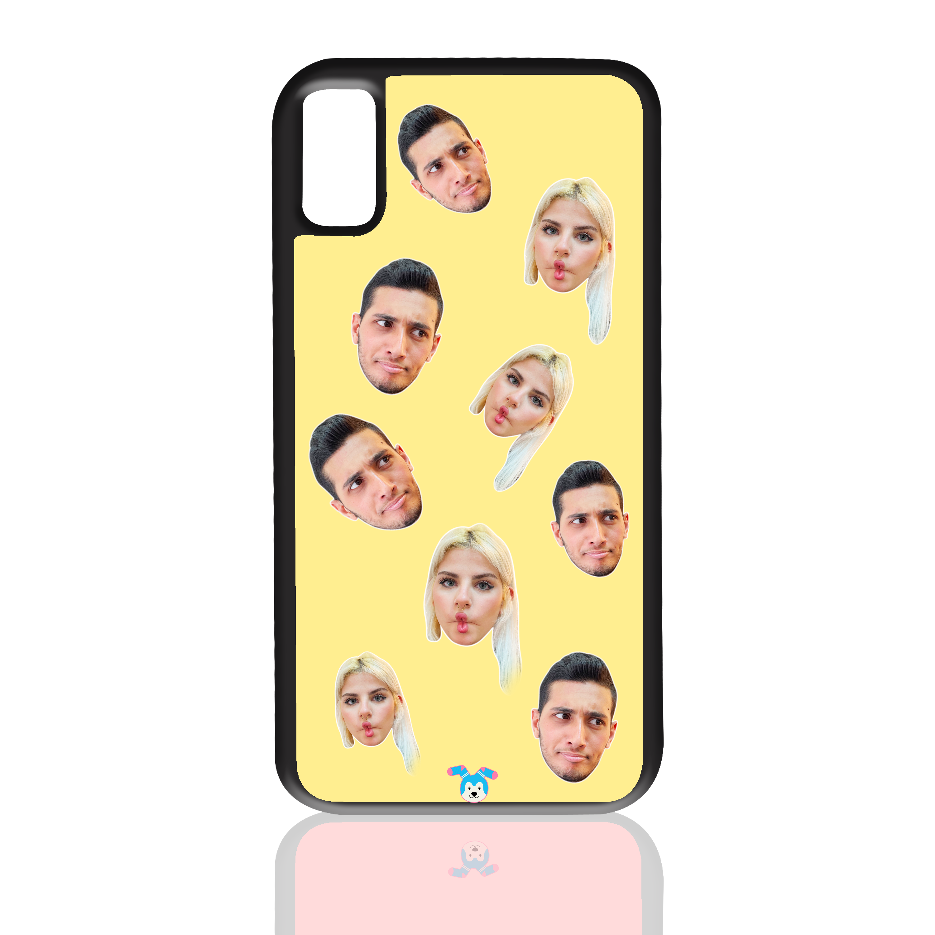 מגן לטלפון עם פרצופים