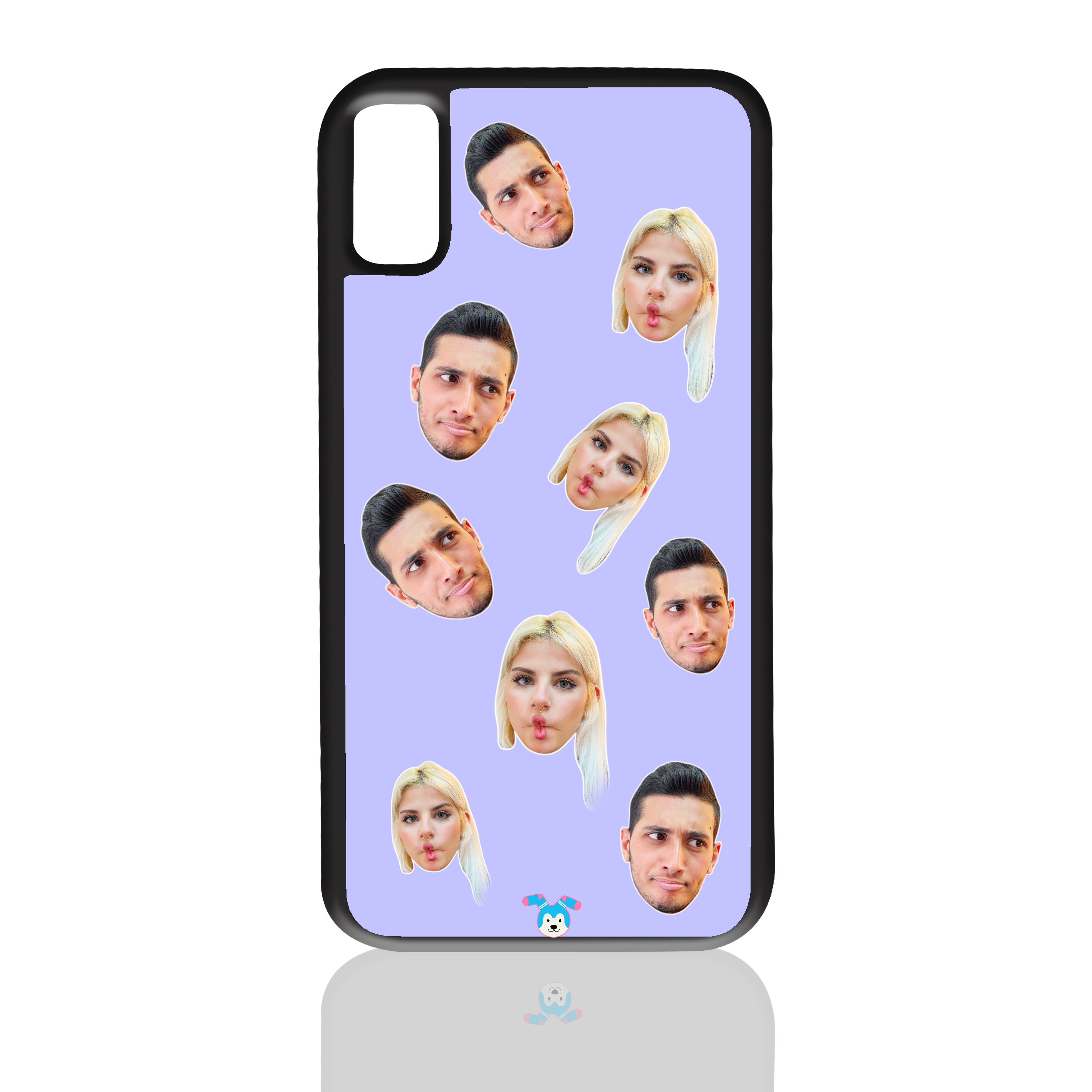 מגן לטלפון עם פרצופים