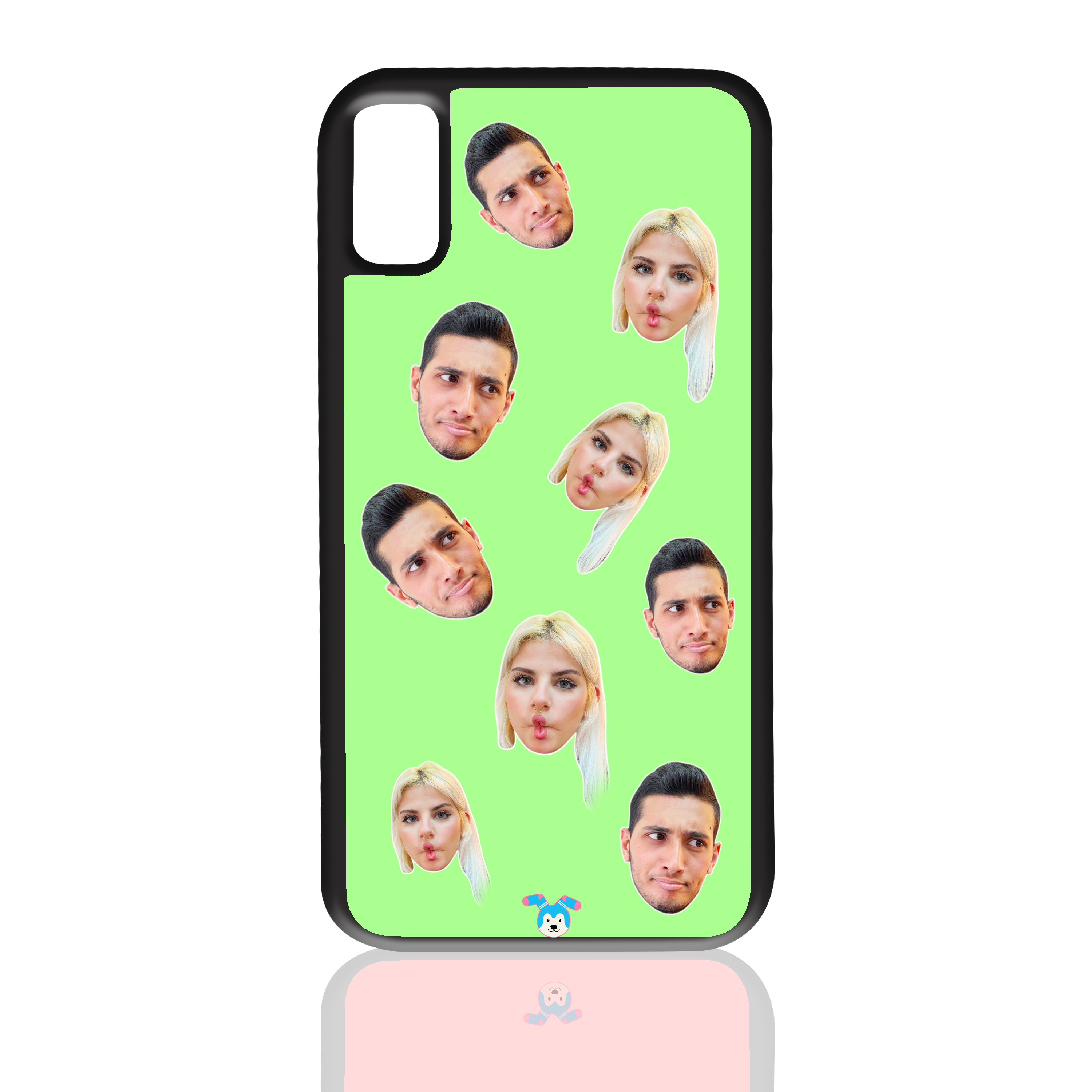 מגן לטלפון עם פרצופים