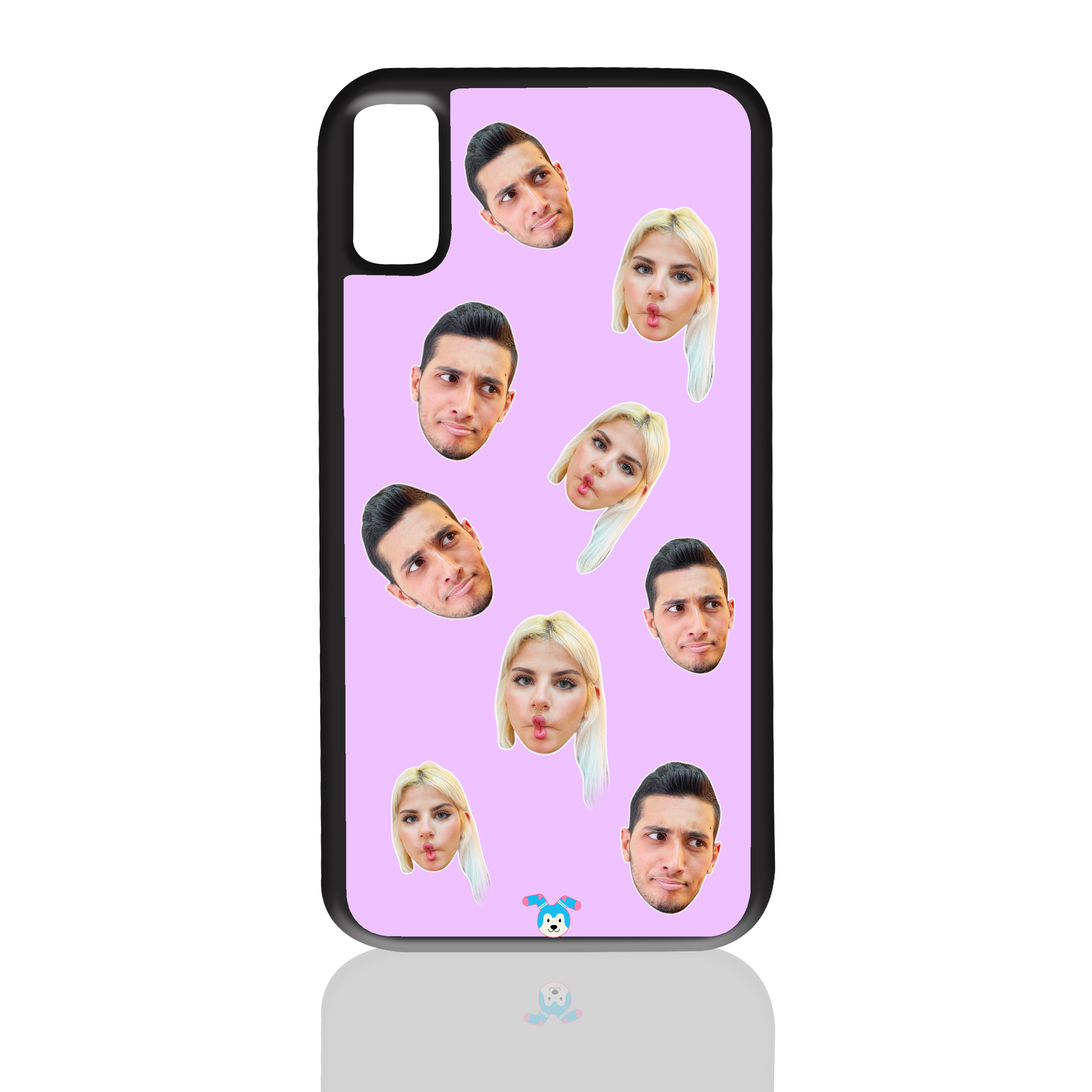 מגן לטלפון עם פרצופים