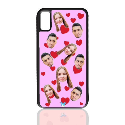 מגן לטלפון בעיצוב אישי - לבבות