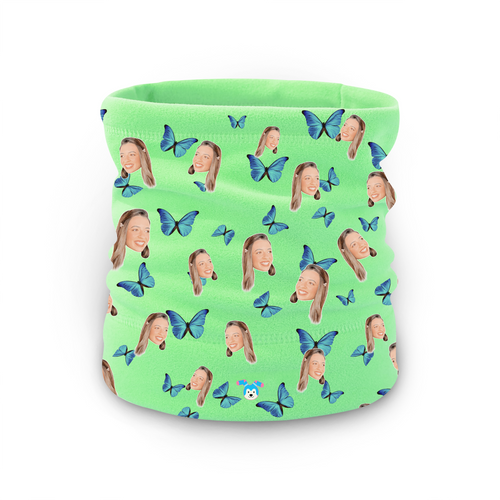 חם צוואר פרפרים